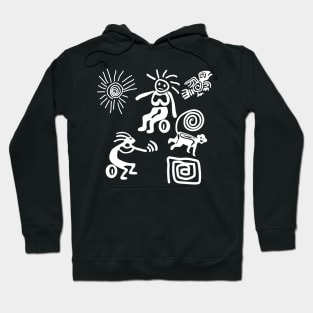 Inca drawings Hoodie